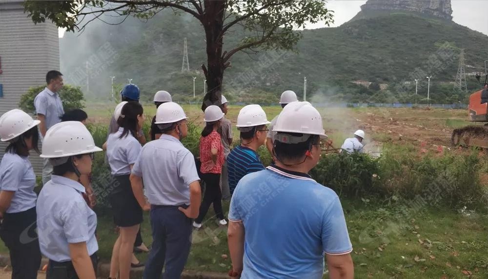 桂林鴻程機電設備有限公司廠區2#生產廠房開工大吉！